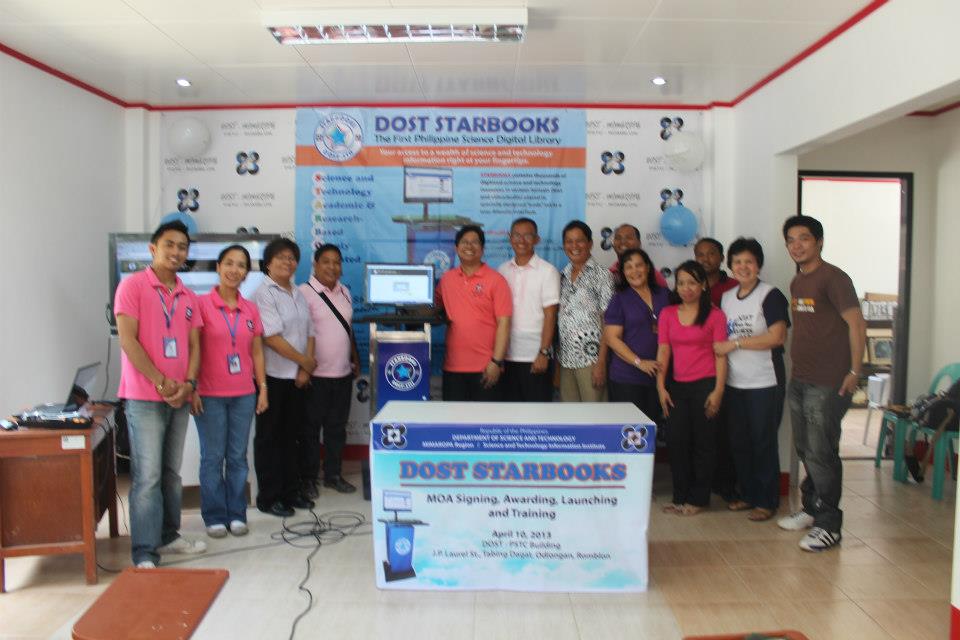 Orientation/Training, MOU Signing, Awarding and Launching of STARBOOKS at PSTC-Odiongan, Romblon - April 10, 2013 photo 17